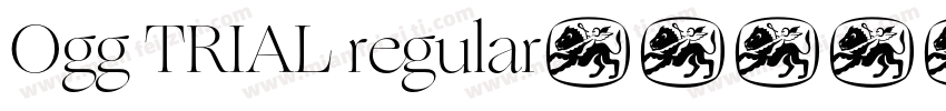 Ogg TRIAL regular字体转换